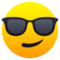 Faccina Con Sorriso E Occhiali Da Sole