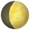 Luna Gibbosa Crescente