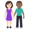 Donna E Uomo Che Si Tengono Per Mano: Carnagione Chiara, Carnagione Medio-Scura