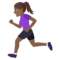 Donna Che Corre: Carnagione Medio-Scura