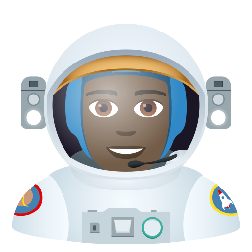 Astronauta: Ciemny Odcień Skóry