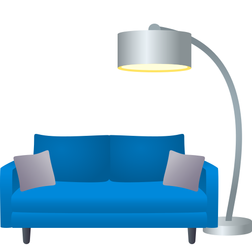 Kanapa i lampa