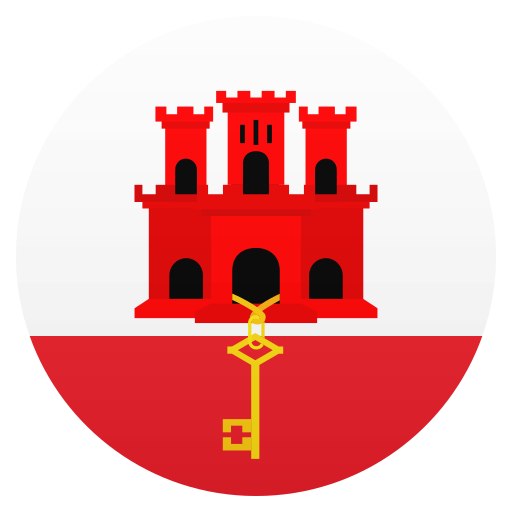 Flaga: Gibraltar