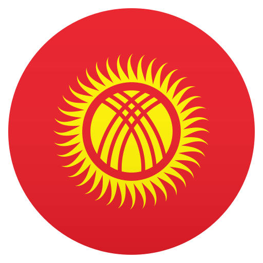 Flaga: Kirgistan