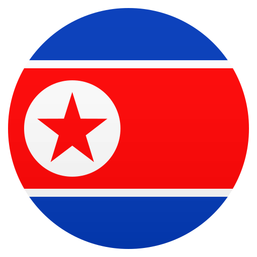 Flaga: Korea Północna