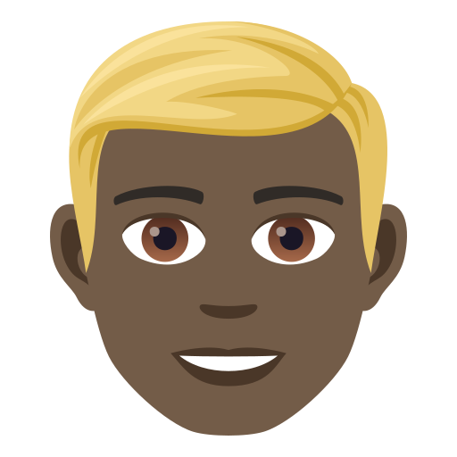 Mężczyzna: Ciemny Odcień Skóry, Blond Włosy