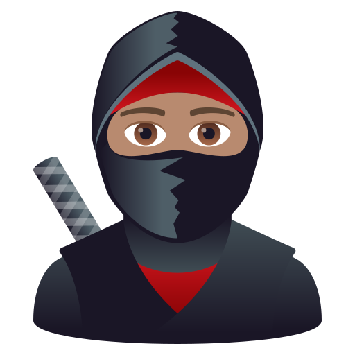 Ninja: Średni Odcień Skóry