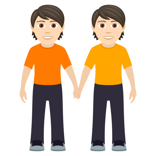 Osoby trzymające się za ręce: Jasny Odcień Skóry