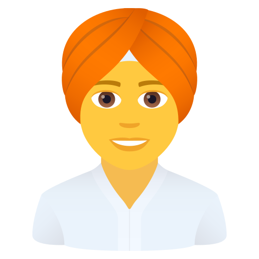 Osoba w turbanie