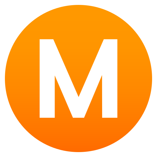 Symbol wskaźnika regionalnego Litera M