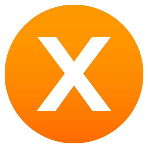 Symbol wskaźnika regionalnego Litera X