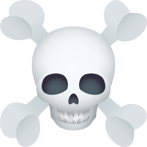 Czaszka z piszczelami
