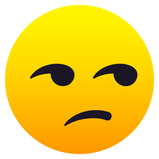 Niezadowolona twarz