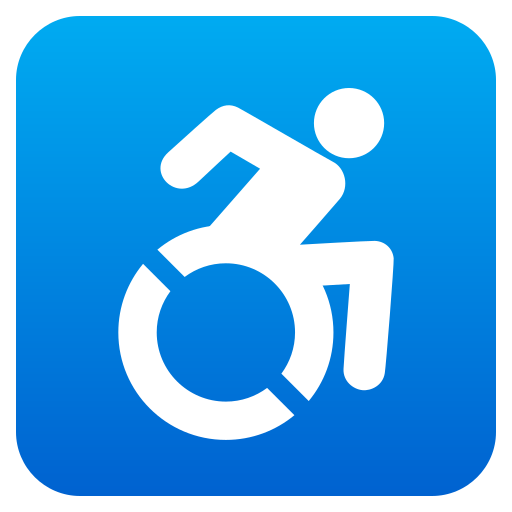 Symbol wózka inwalidzkiego
