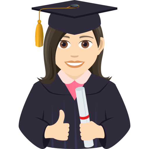 Studentka: Jasny Odcień Skóry