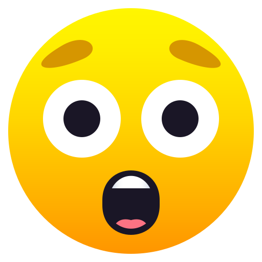 Erstauntes Gesicht