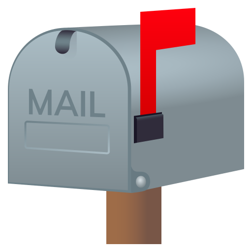 Geschlossener Briefkasten Mit Post