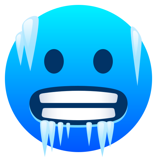 Frierendes Gesicht