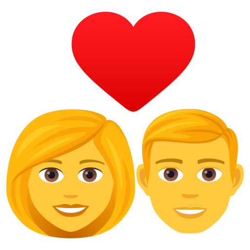 Paar mit Herz: Frau, Mann