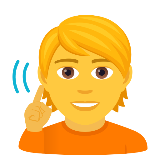 Gehörlose Person