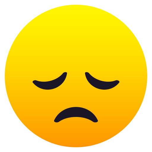 Enttäuschtes Gesicht