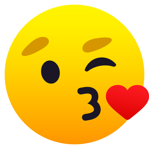 Kuss Zuwerfendes Gesicht