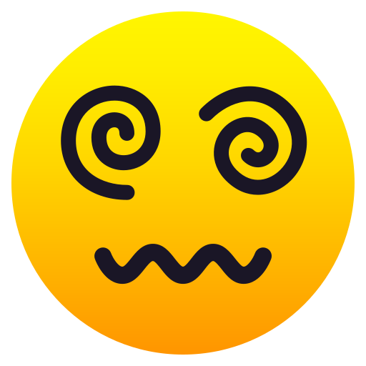Gesicht Mit Spiralen Als Augen