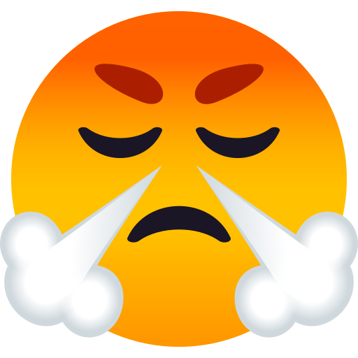 Schnaubendes Gesicht