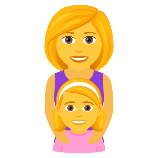 Familie: Frau, Mädchen