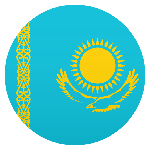 Flagge: Kasachstan
