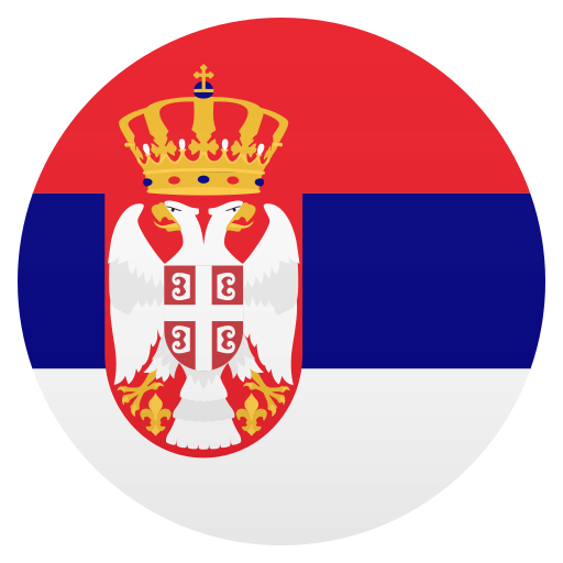 Flagge: Serbien