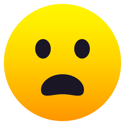 Entsetztes Gesicht