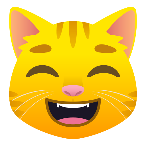 Grinsende Katze Mit Lachenden Augen