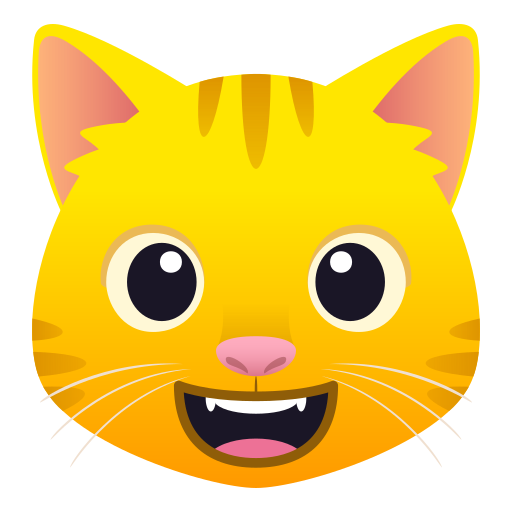 Grinsende Katze
