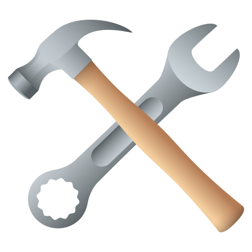 Hammer und Schraubenschlüssel
