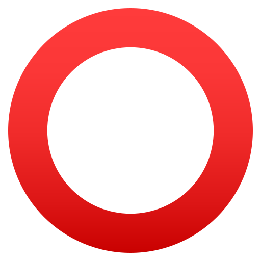 Hohler Roter Kreis