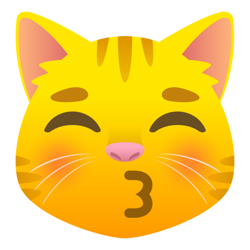 Küssende Katze