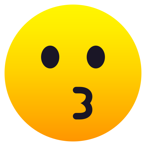 Küssendes Gesicht