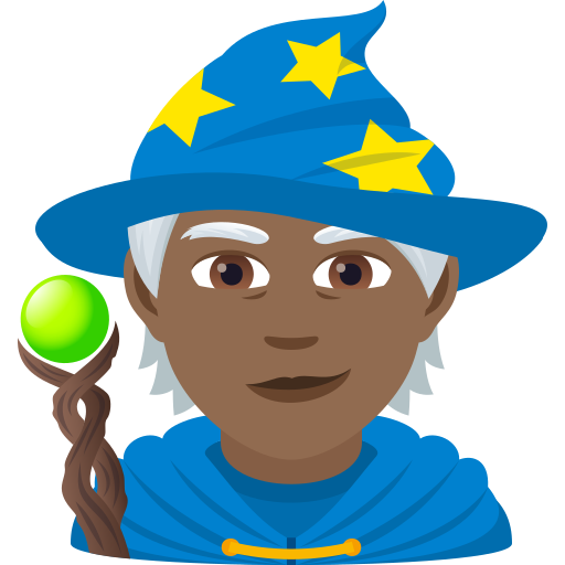 Magier(In): Mitteldunkle Hautfarbe
