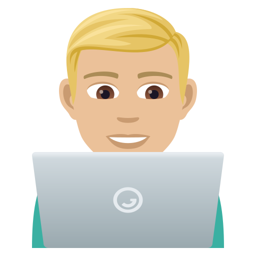 IT-Experte: Mittelhelle Hautfarbe