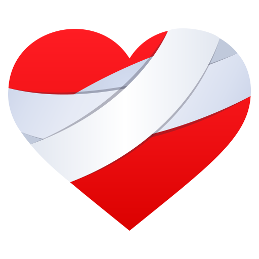 Herz Mit Verband