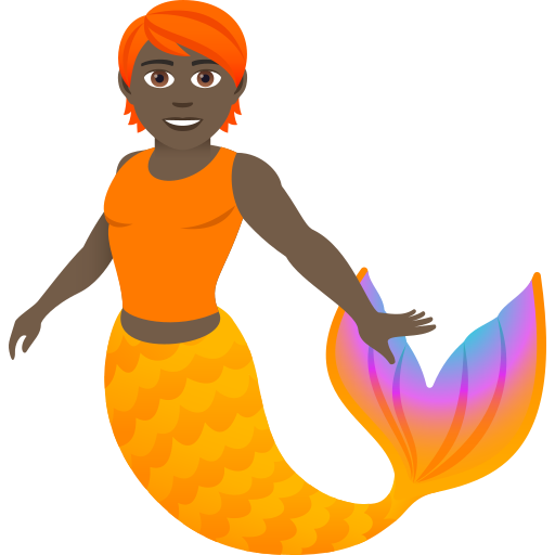 Wassermensch: Dunkle Hautfarbe