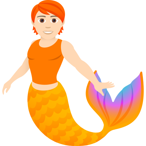 Wassermensch: Helle Hautfarbe