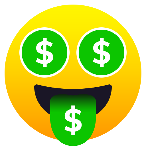 Gesicht Mit Dollarzeichen