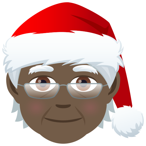 Weihnachtsperson: Dunkle Hautfarbe