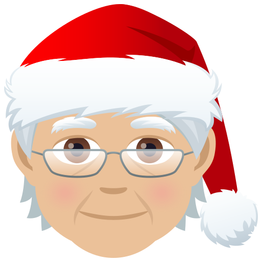 Weihnachtsperson: Mittelhelle Hautfarbe