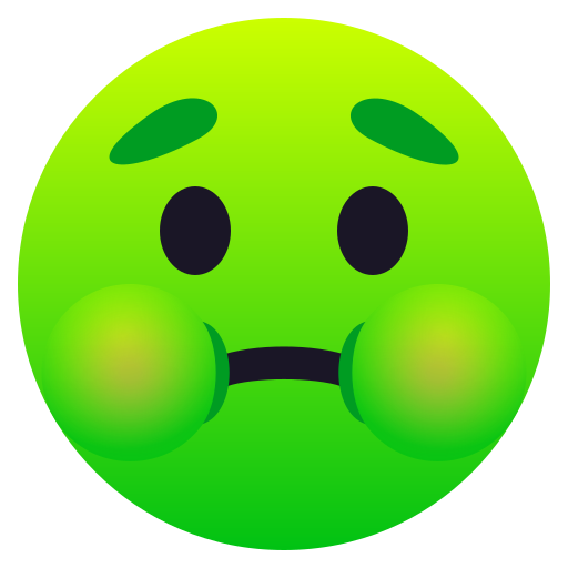 Würgendes Gesicht
