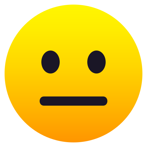 Neutrales Gesicht