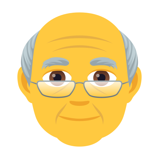 Älterer Mann