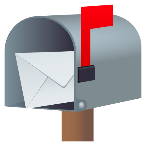 Offener Briefkasten Mit Post